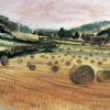 Harvested Field, Filston, Shoreham Kent