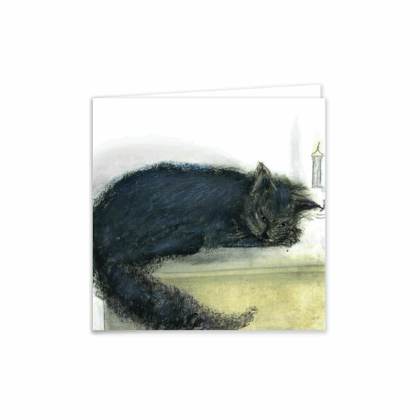 Madame Zobel zzz Animal Greeting Card –  Cat Illustration for Any Occasion - Image 2