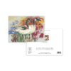 Canada Geese Greeting Card – Autumn Lakeside Collage Art - Image 4