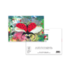 Ladybird Greeting Card – Playful Red Insect Collage Art - Image 4