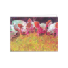 Piglet Greeting Card – Farmyard Illustration with Straw - Image 2
