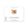 Quirky Orange Fish Greeting Card – Bold Art Collage in Bowl – Humorous Blank Card - Image 2