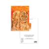 Bold Tiger Collage Greeting Card – Striking Wildlife Art for Any Occasion - Image 3