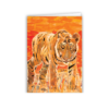Bold Tiger Collage Greeting Card – Striking Wildlife Art for Any Occasion - Image 2