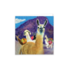 Llama Drama Animal Greeting Card – Unique Pet Illustration for Any Occasion - Image 4