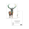 Magnificent Staggered Animal Greeting Card – Unique Pet Illustration for Any Occasion - Image 3