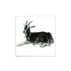Happy Goat – Funny Minimalist Animal Greeting Card - Image 2