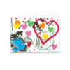 Love in Colour Greeting Card – Vibrant Hearts & Blue Dove Design – Valentine’s, Anniversary or Just Because - Image 4