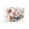 Cheeky Chickens Greeting Card – Quirky Hen Illustration for Farmyard Lovers – Blank Inside - Image 4