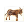 Charming Donkey Greeting Card – Countryside Farm Animal – Rustic Art Card - Image 2