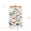 Wild Bird Tea Towel