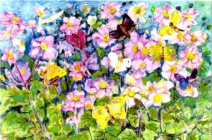 Artists on Cards Ltd anemonesandbutterflies544-300x198 Anemones and Butterflies  