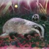 Brian May’s Fan Club Badger Greeting Card – Quirky Rock-Inspired Pet Design