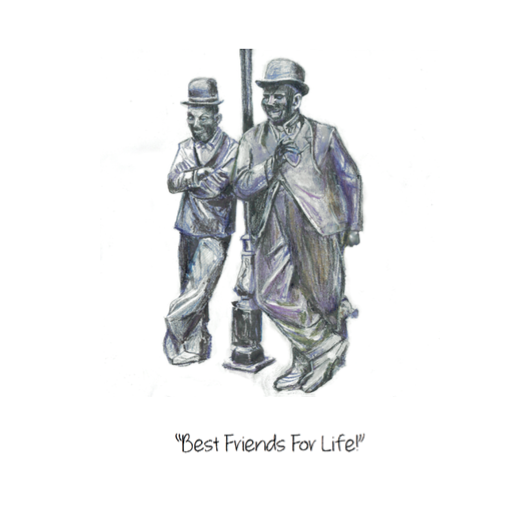 Artists on Cards Ltd bestfriendsforlifeKKNr "Best Friends for Life!"  