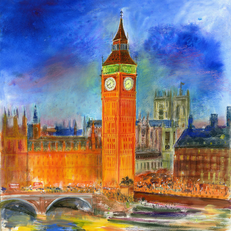 Artists on Cards Ltd bigbenwWuq Big Ben  