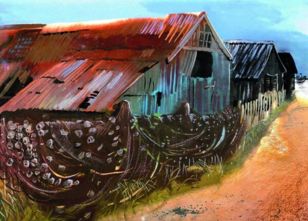 Blackshore Huts and Drying Nets, Southwold