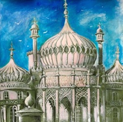 Artists on Cards Ltd brightonpavilionmRRW Brighton Pavilion.  