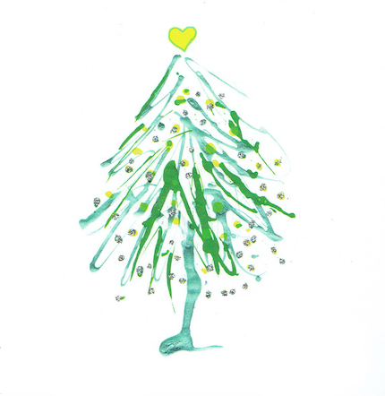 Artists on Cards Ltd christmasheart894 Christmas Heart  