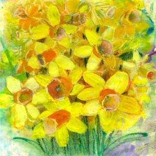 Artists on Cards Ltd daffodilsforeasterg38y Daffodils for Easter  