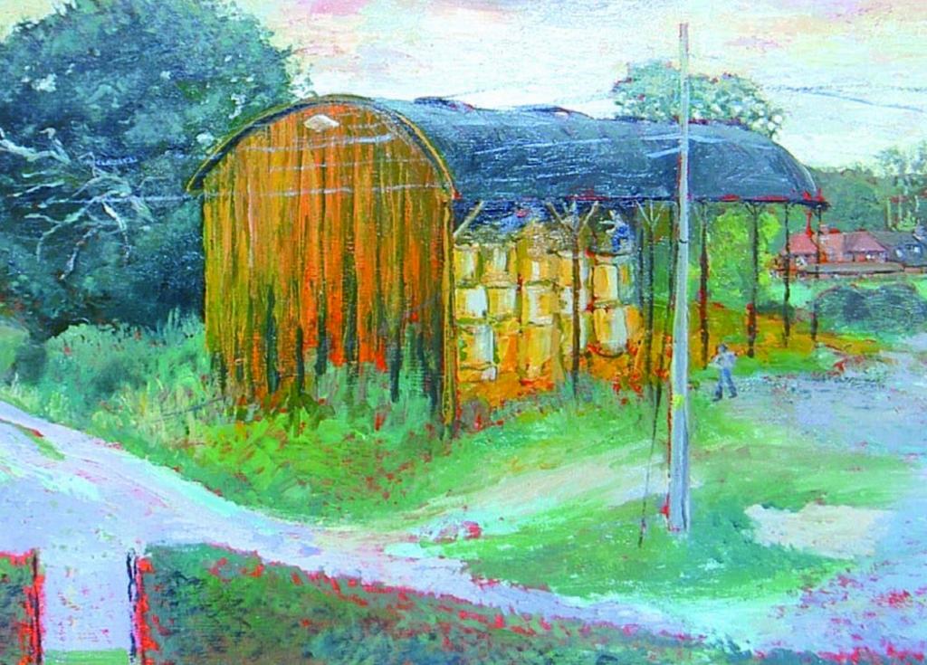 Artists on Cards Ltd dutchbarntwinehamDDtu Dutch Barn, Twineham  