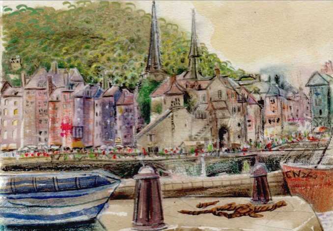 Artists on Cards Ltd honfleurharbour952 Honfleur Harbour  
