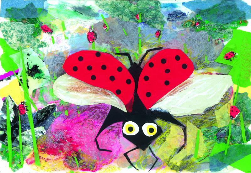 Artists on Cards Ltd ladybirds267 Ladybird Collage  