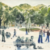 Petanque Players, Ardeche