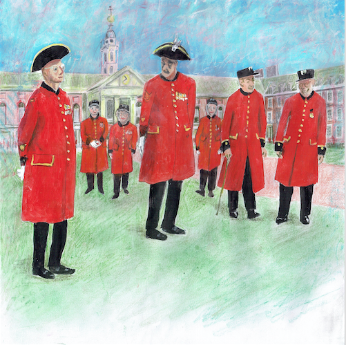 Artists on Cards Ltd theroyalhospitalchelseawZoL The Royal Hospital, Chelsea  