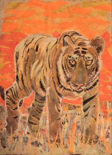 Artists on Cards Ltd tigerY9C1 Tiger  