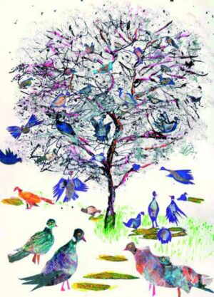 Artists on Cards Ltd treeoflife01kD-300x417 Tree of Life (with glitter)  