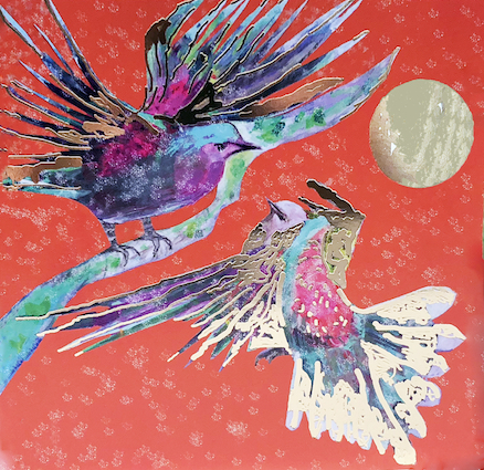 Artists on Cards Ltd twoturtledovesvnhd Two Turtle Doves  