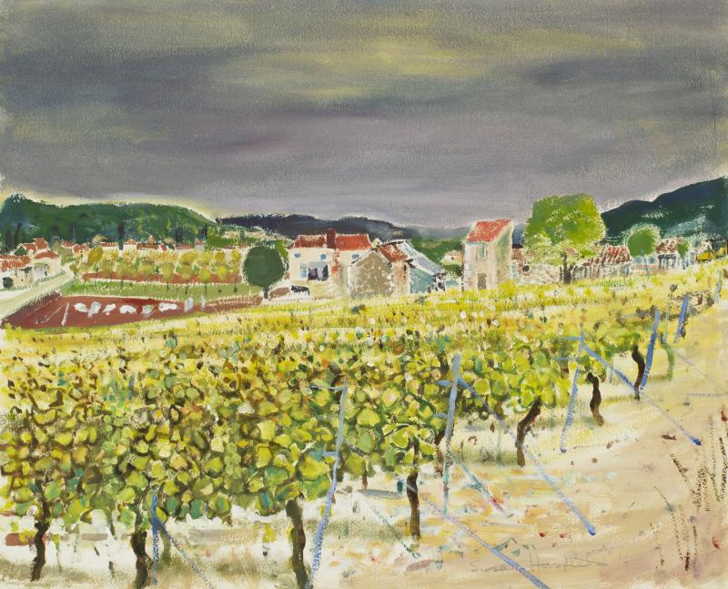 Artists on Cards Ltd vineyardsanglarsjuillacD0Dd Vineyards, Anglars, Juillac  