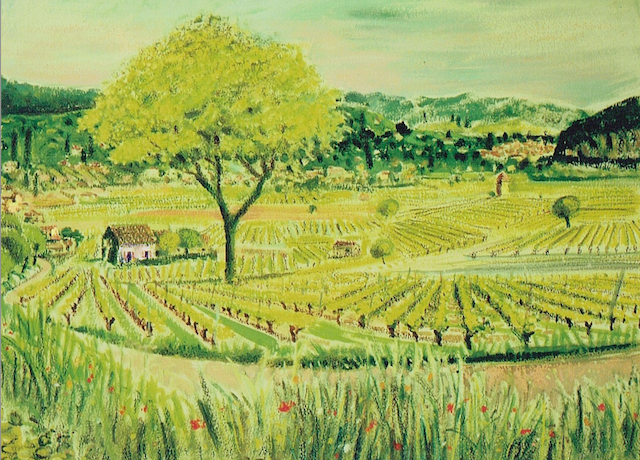 Artists on Cards Ltd vineyardsstjulietlotvalleySpLr Vineyards, St Juliet, Lot Valley  