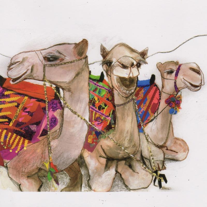 Artists on Cards Ltd wethreecamels608 We Three Camels  