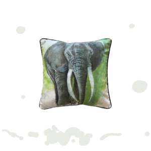 Artists on Cards Ltd 3-300x300 Elephant Cushion Cover  