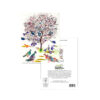 Bird Tree Greeting Card – Colourful Forest Scene with Birds and Joyful Detail - - Image 3