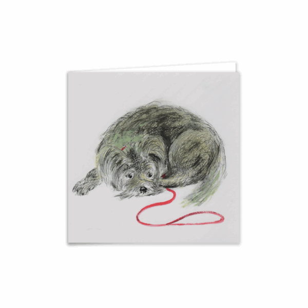 Schnauzer Dog Greeting Card – Quirky and Humorous Pet Design - Image 2