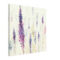 Purple Loosestrife Canvas Print – Wildflower Wall Art – 50 × 50 cm