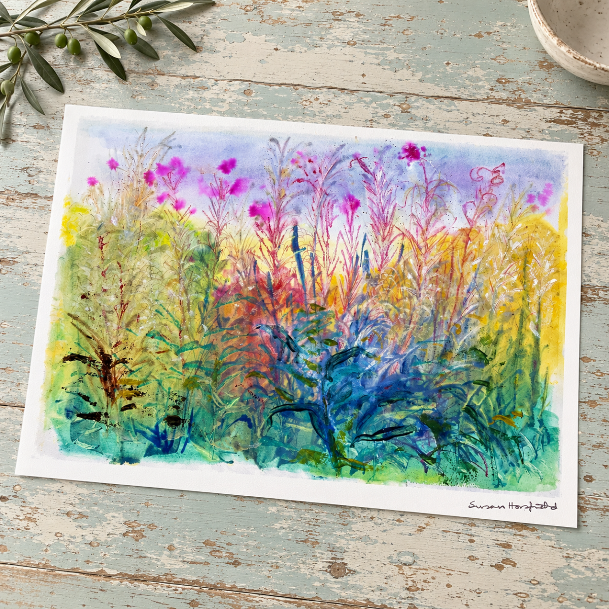 Seeding Willowherb - Botanical GiClee Print - Image 9